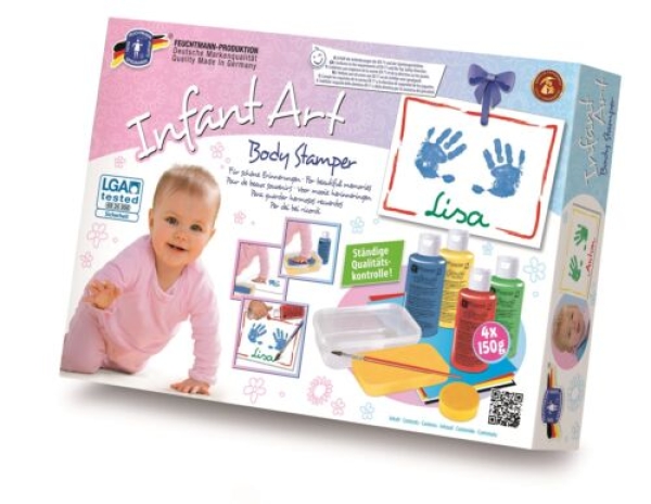 Abdruck-Set Infant Art BODY STAMPER Kinder Handabdruck Fußabdruck